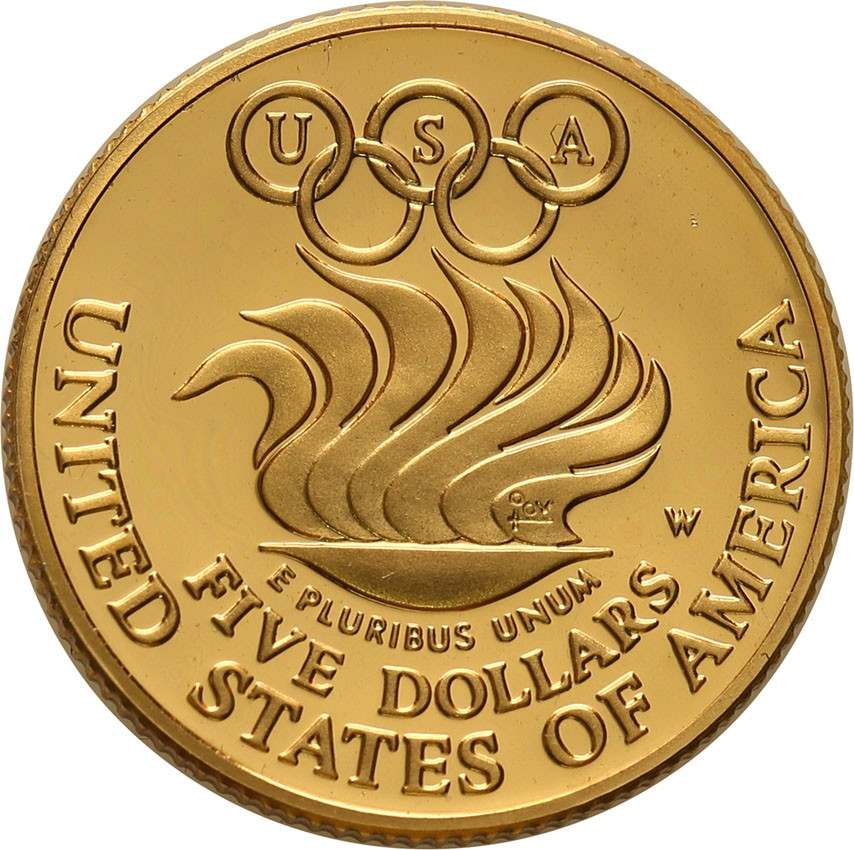 USA 5 dolarów 1988 Olimpiada Seul st.L